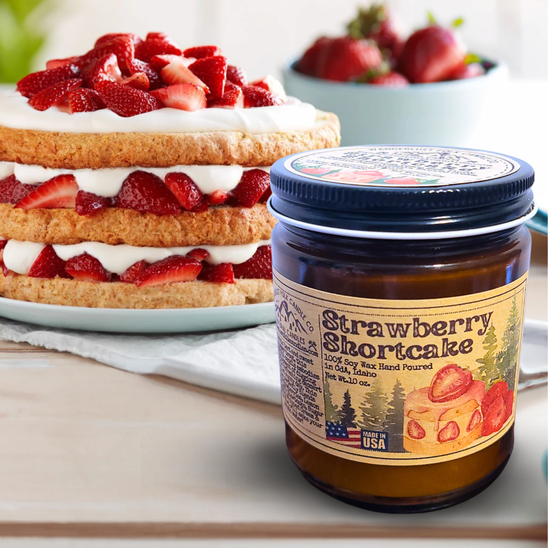 Strawberry Shortcake | Farmhouse Dessert Candles