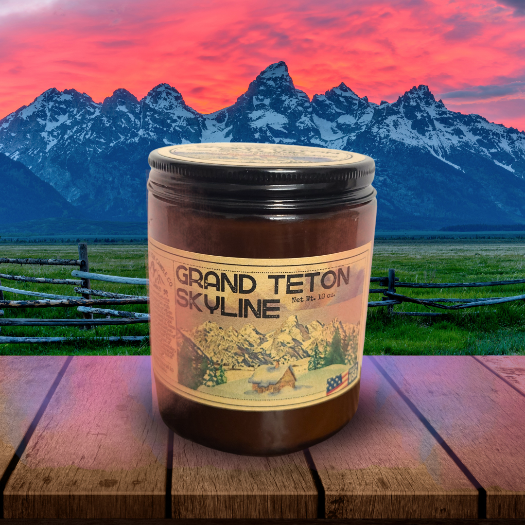 Grand Teton Skyline | National Parks Candle