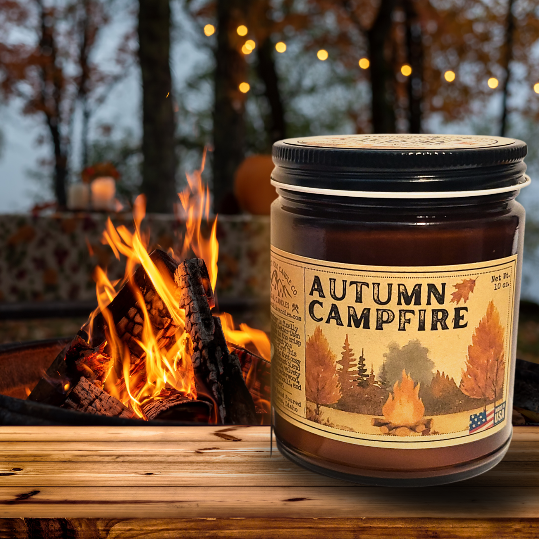 Autumn Campfire| Smokey Cedar Fall Candle