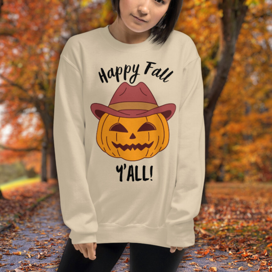 Happy Fall, Y'all! Autumnal Crewneck Sweater