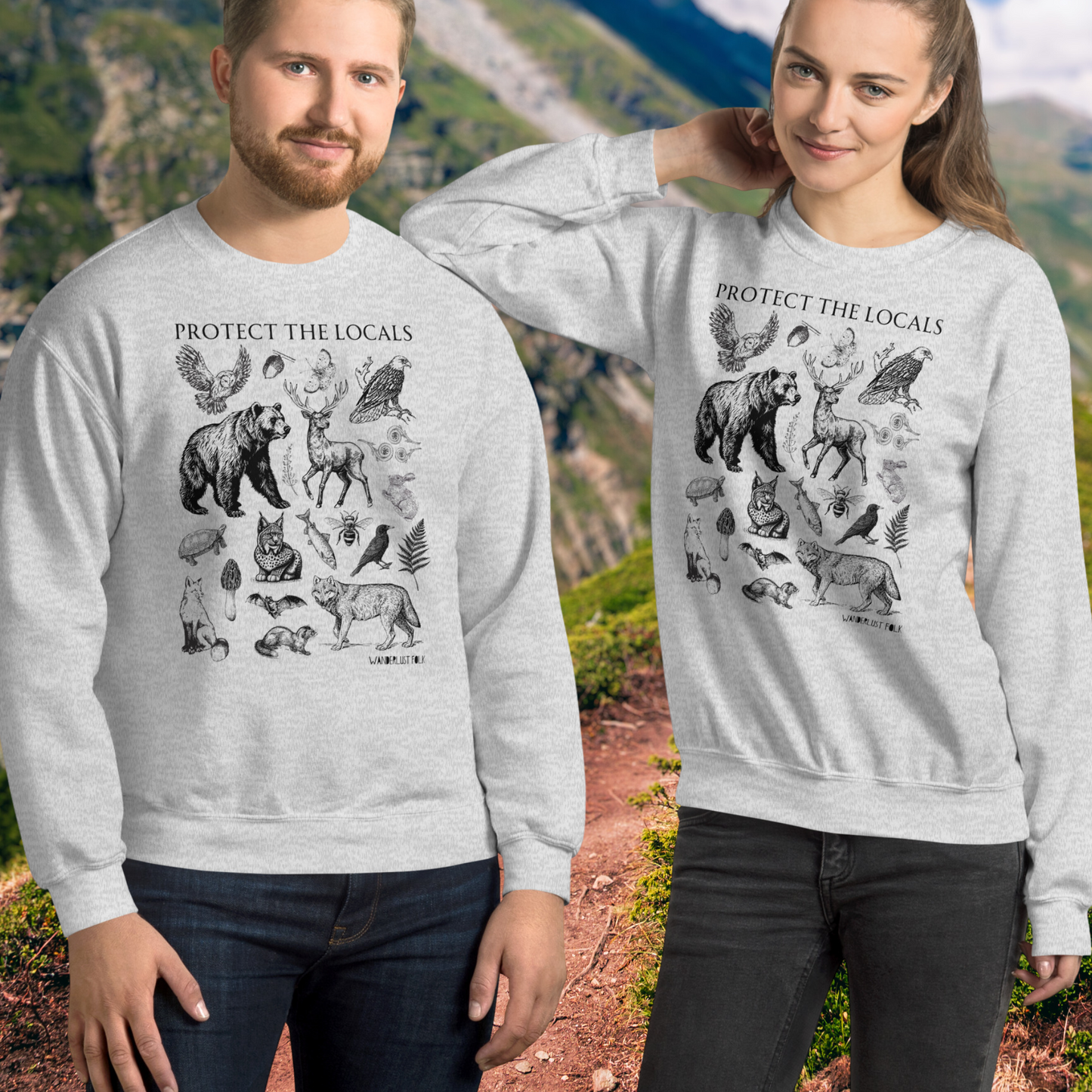 Protect the Locals | Wildlife Unisex Sweatshirt