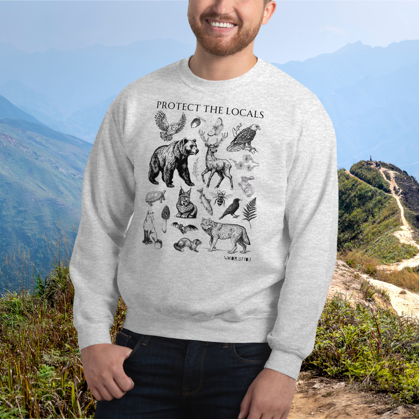 Protect the Locals | Wildlife Unisex Sweatshirt