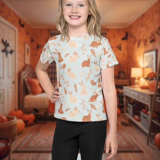 Autumn Woodland | Kids crew neck t-shirt