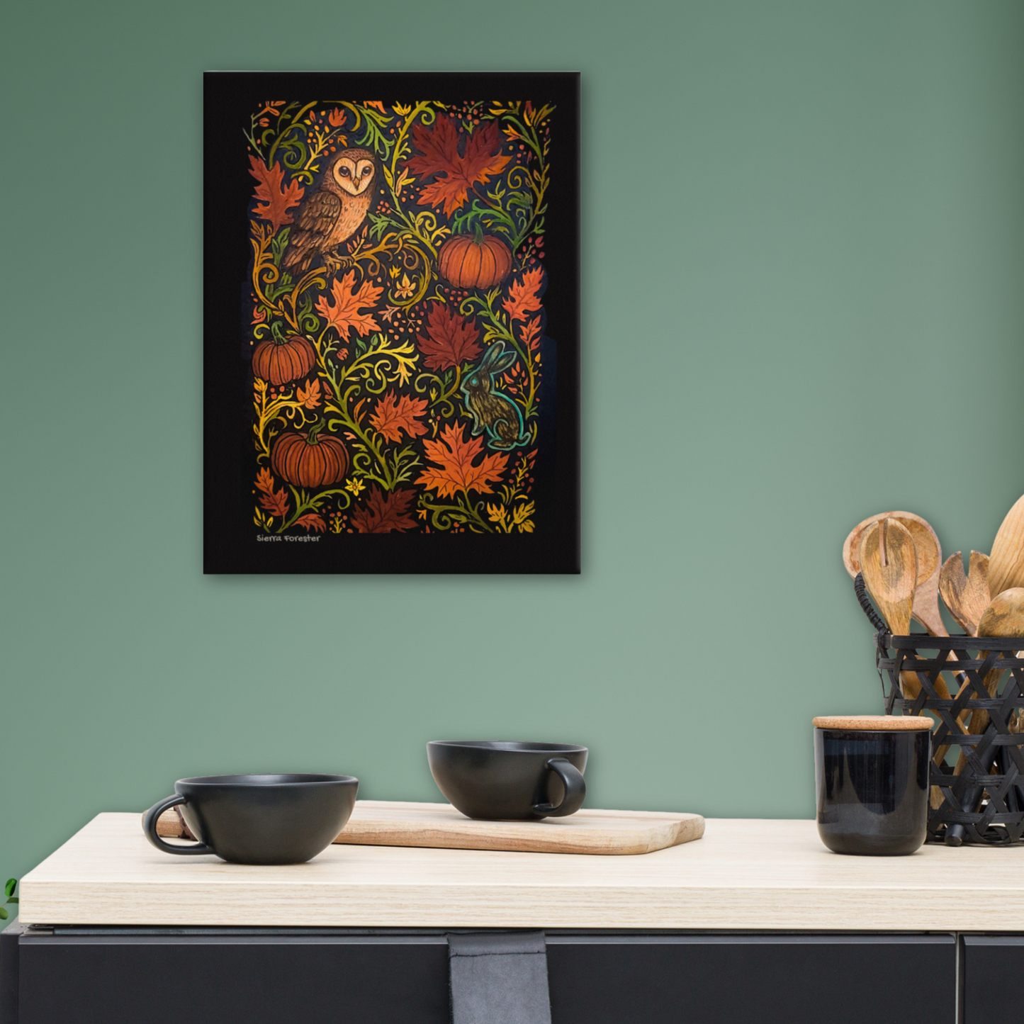 "Autumnal Woodland" - Sierra Forester | Canvas Print
