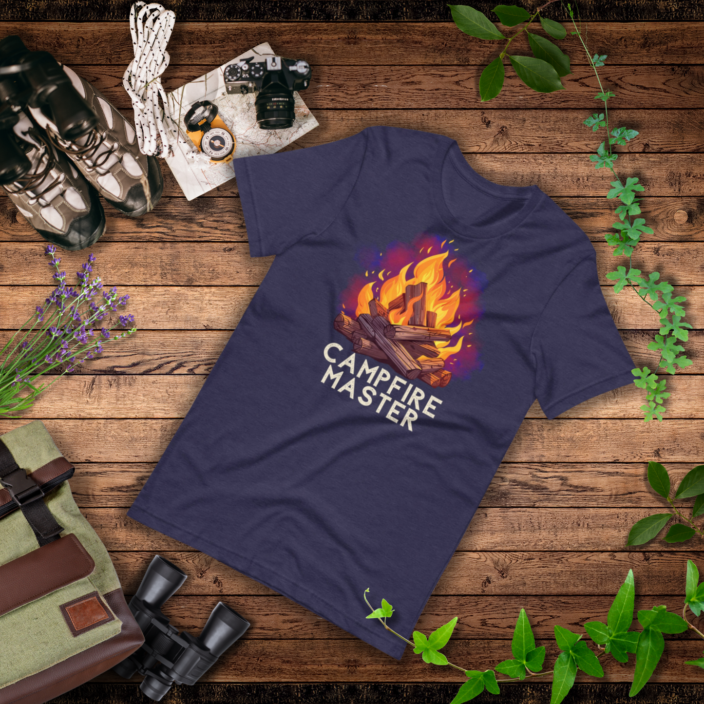 Campfire Master | Outdoorsy Camping T-shirt