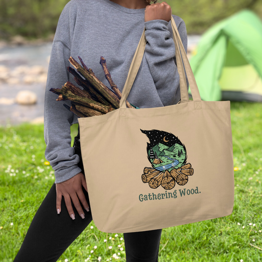 Firewood Gathering Tote Bag | Camping Gear