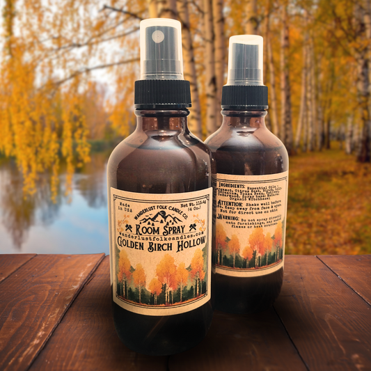 Golden Birch Hollow | Non-Toxic Room Spray | Fall Scents