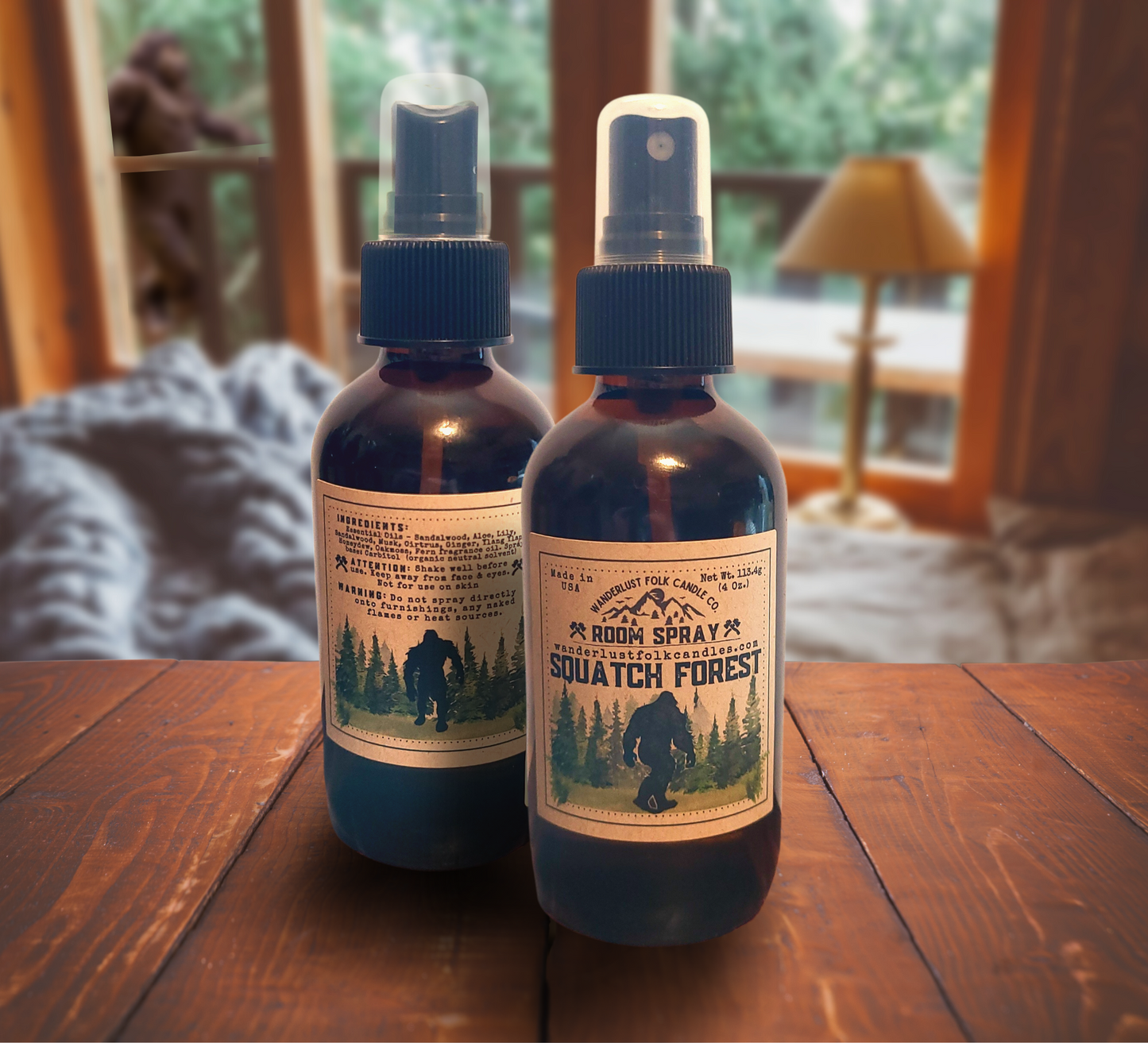 Squatch Forest | Non-Toxic Room Spray | Fresh Rainforest | Pacific Northwest