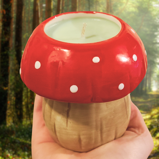 Limited Edition Mushroom Candle | Springtime
