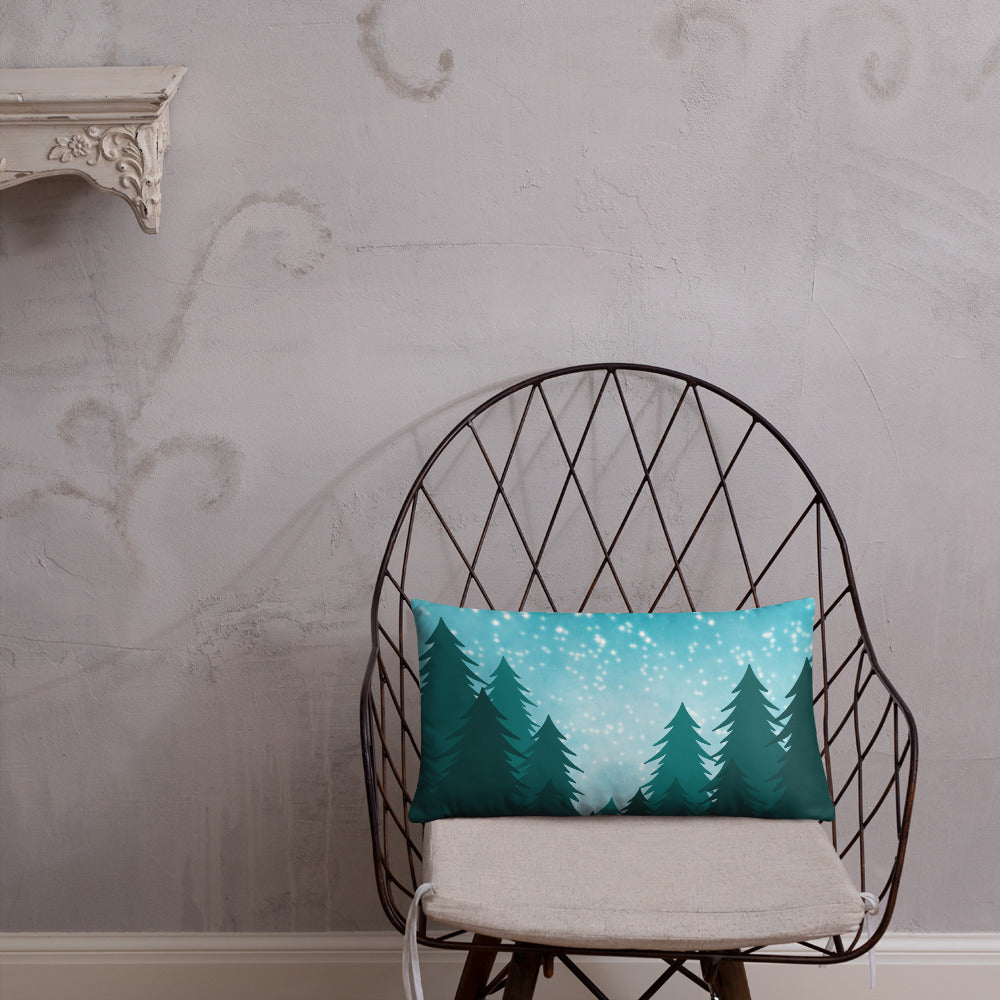 Winter "Wanderland" | Double-Sided Woodsy Throw Pillow