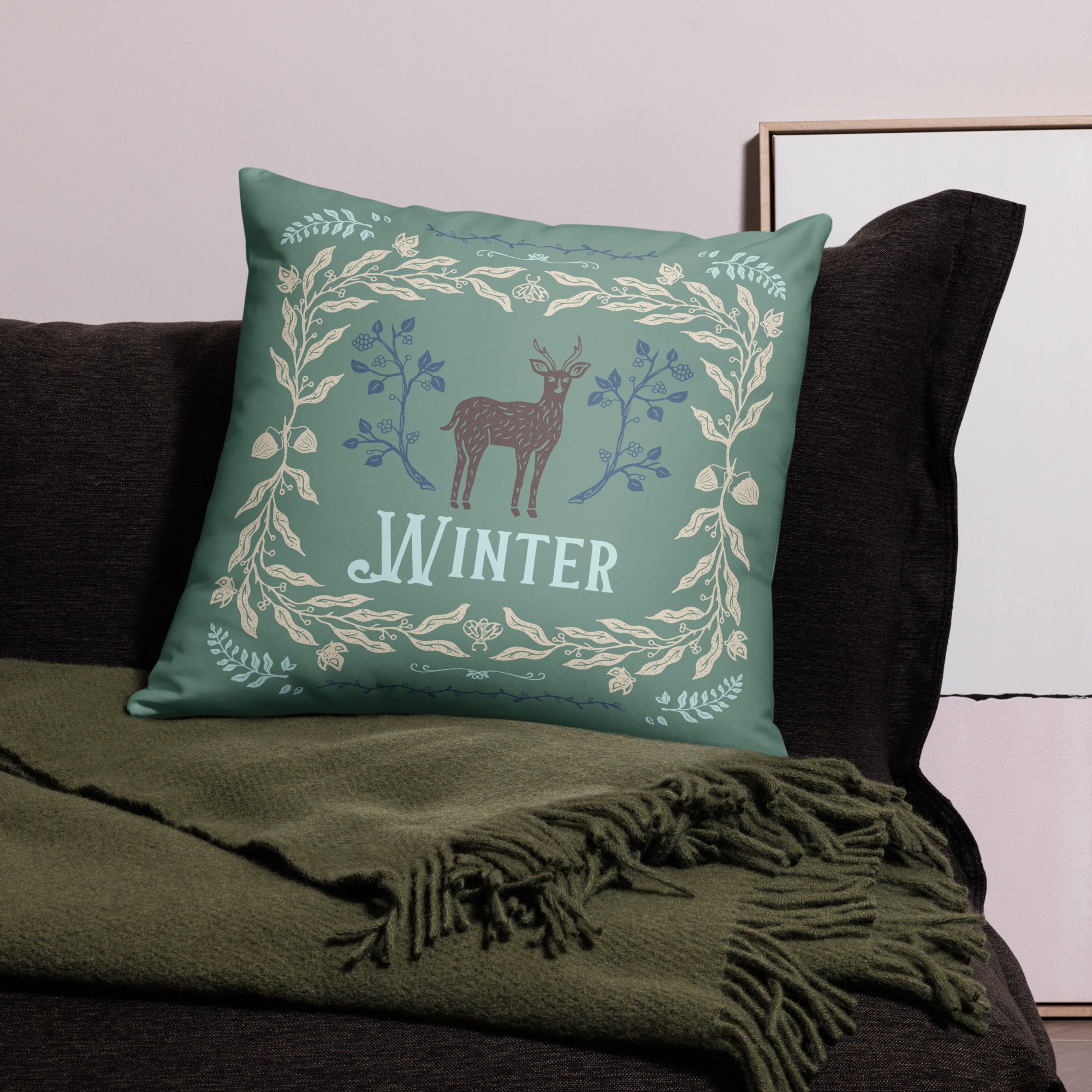 Winter hotsell throw pillows