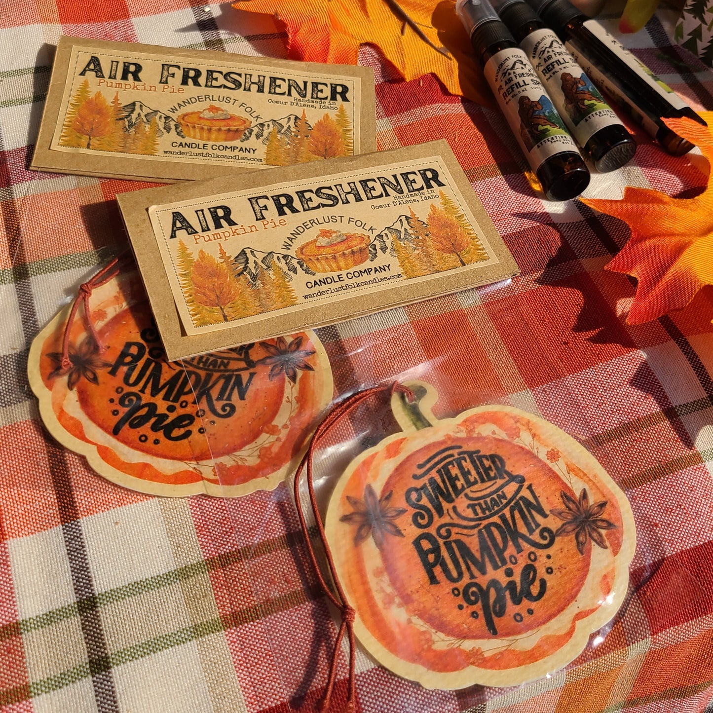 Pumpkin Pie - Car Air Freshener