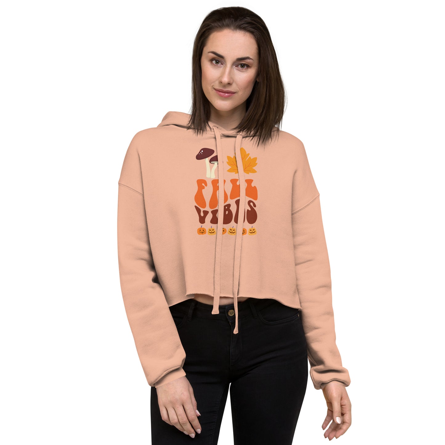 Fall Vibes Soft Cropped Hoodie