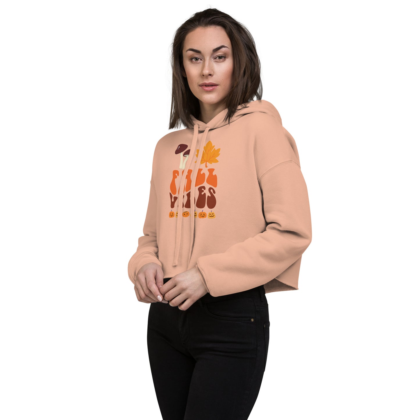 Fall Vibes Soft Cropped Hoodie