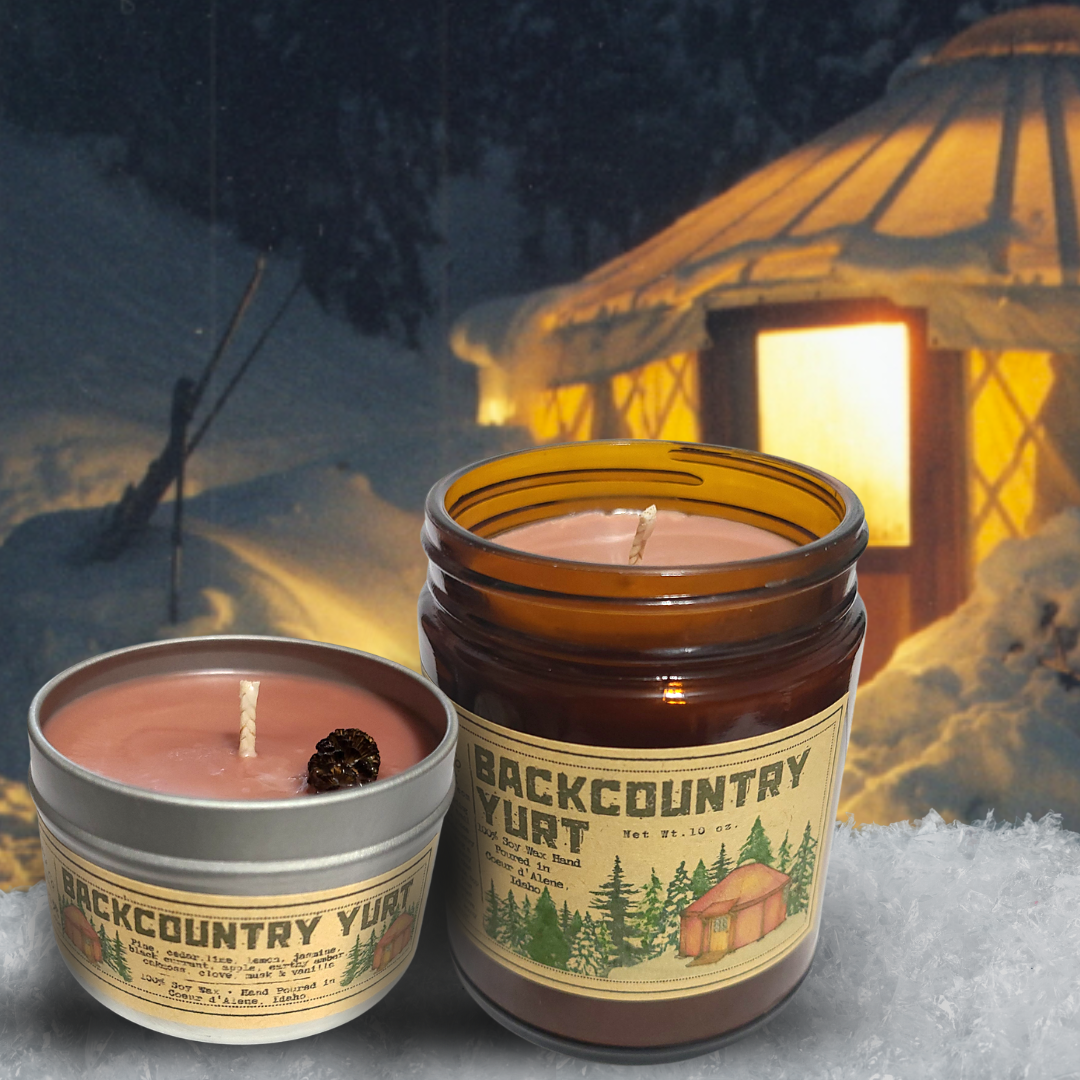 Backcountry Yurt | Winter Candle | Masculine Winter Pine