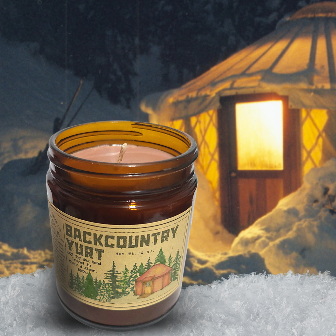Backcountry Yurt | Winter Candle | Masculine Winter Pine
