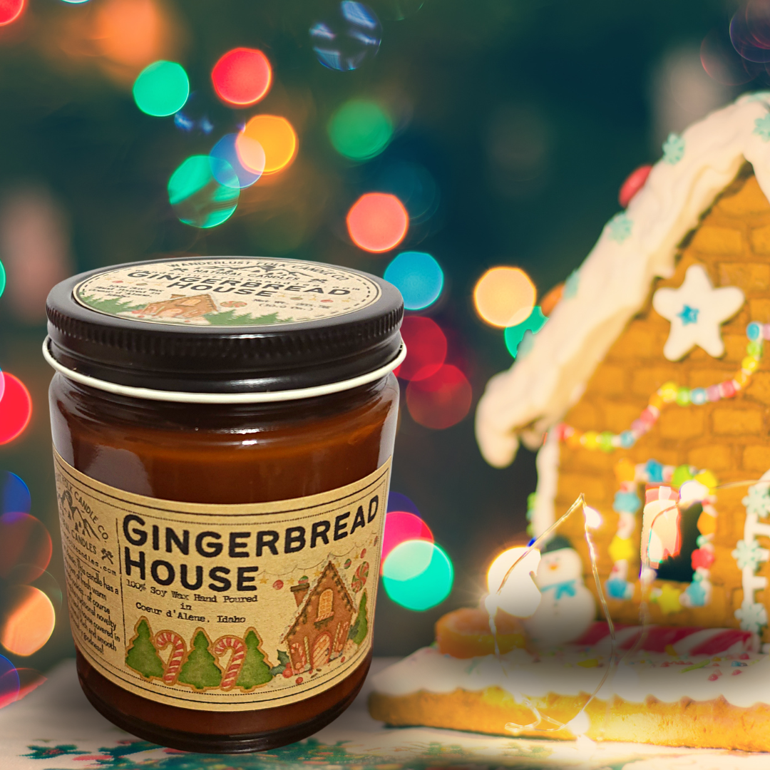 Gingerbread House | Winter Christmas Candle