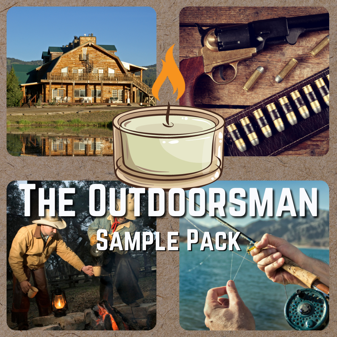 "The Outdoorsman" Sample Pack of 4 - Mini Tealight Candles