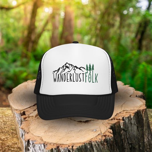 Wanderlust Folk Trucker Hat