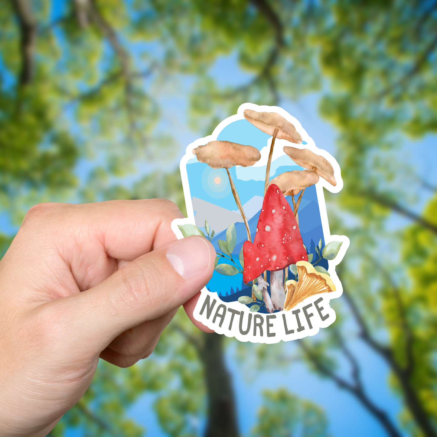 Nature Life | Mushroom Sticker