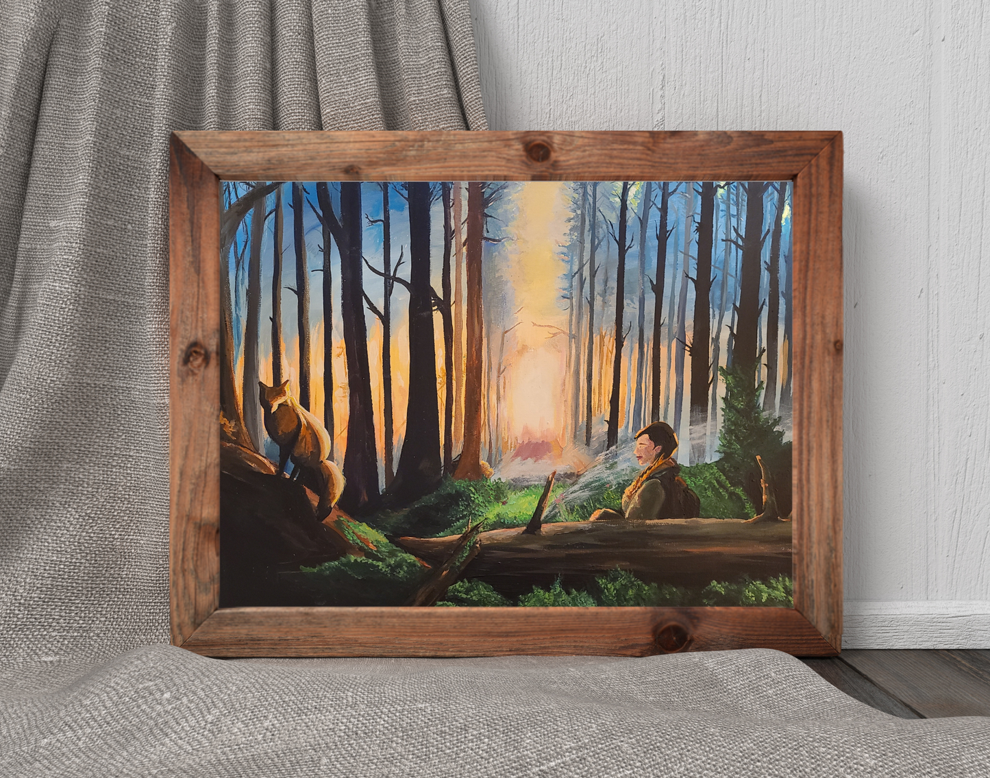 PNW Forest Painting | Art Print