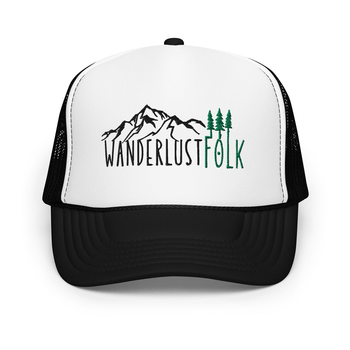 Wanderlust Folk Trucker Hat