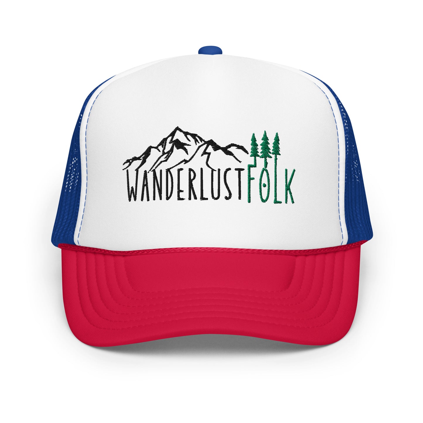 Wanderlust Folk Trucker Hat