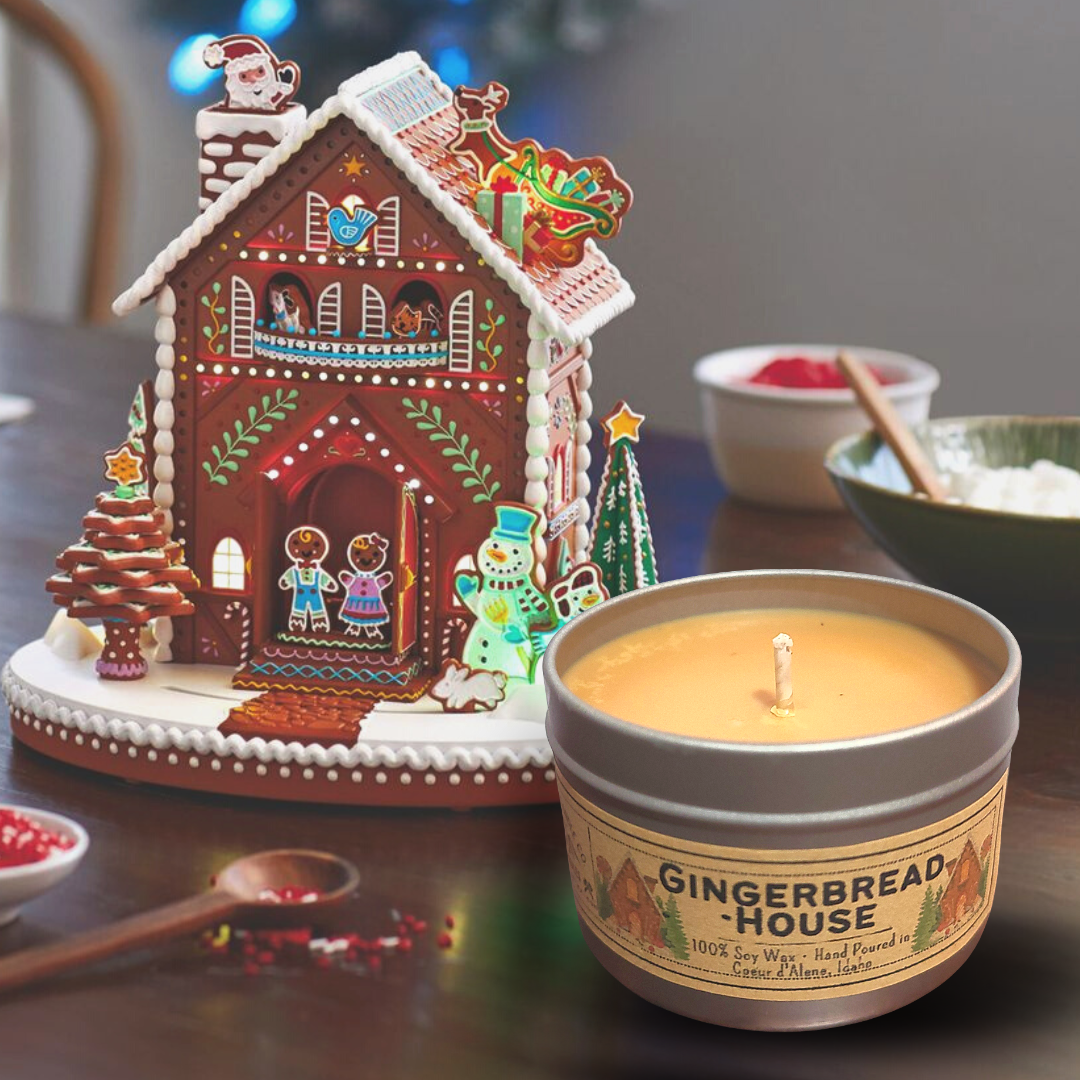 Gingerbread House | Winter Christmas Candle