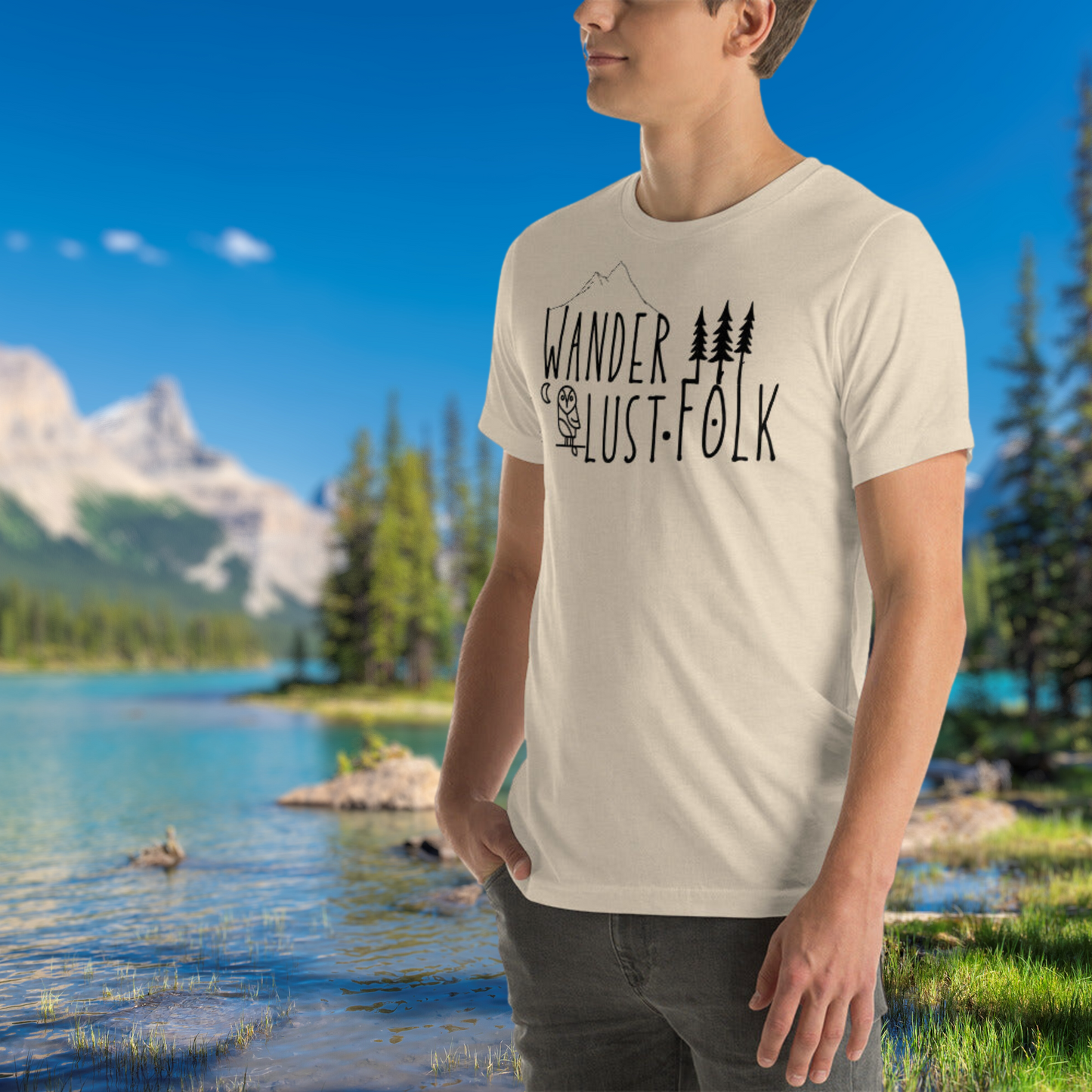 Wanderlust Folk | Unisex t-shirt